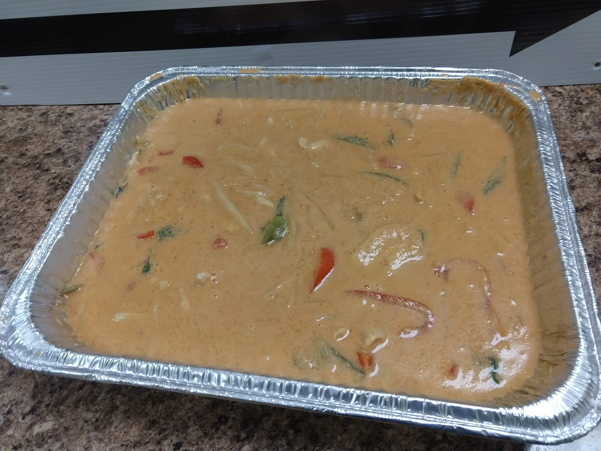 Curry catering tray